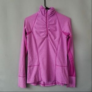 X C9 BY CHAMPION HALF ZIP ACTIVE LONG SLEEVE TOP